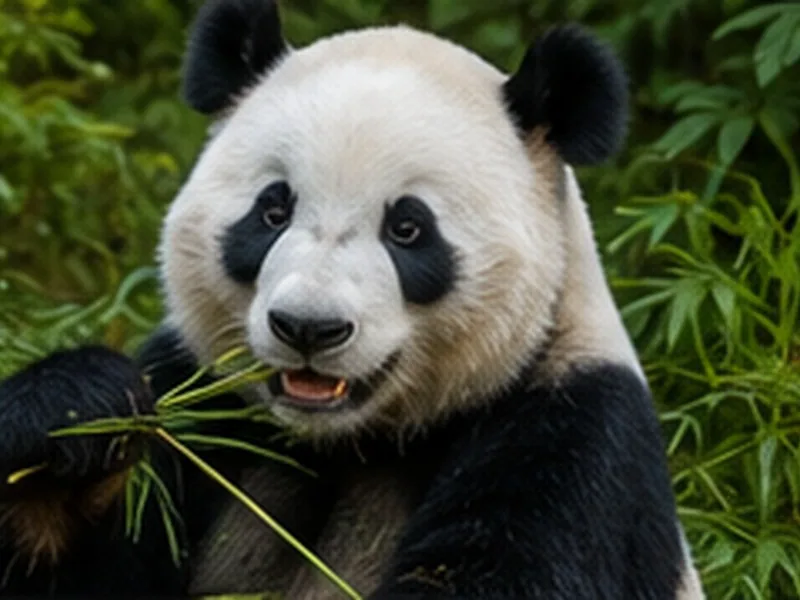 Giant panda in Beijing