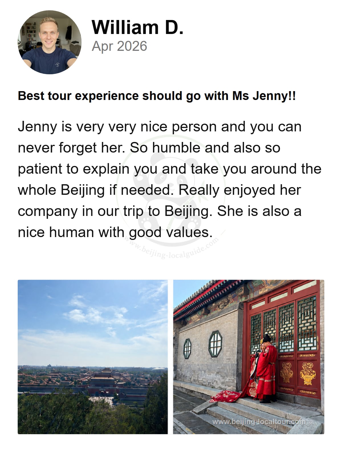 Traveler review shared in 2026