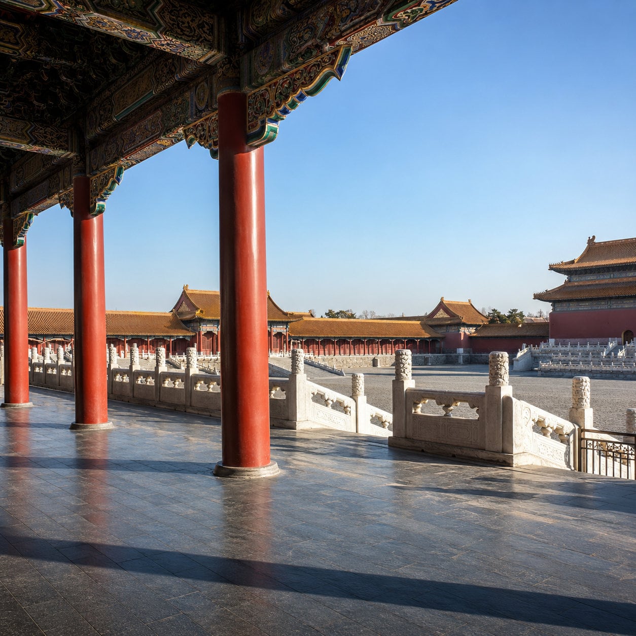 Forbidden City Half-Day Private Tour — 04 forbidden city palace courtyard