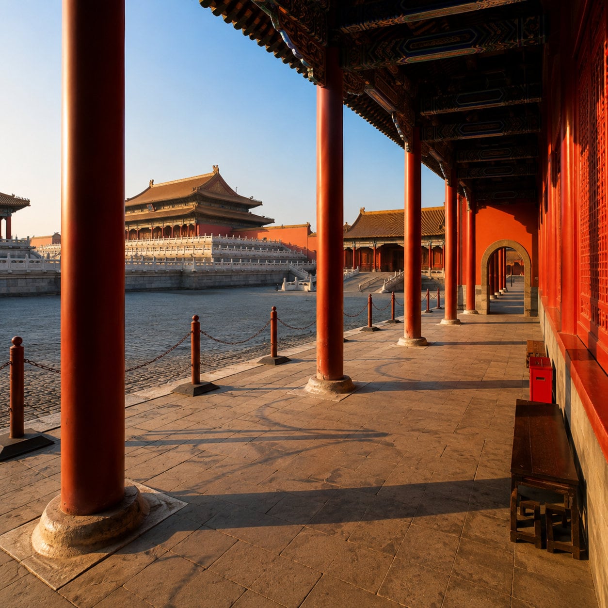 Forbidden City Half-Day Private Tour — 03 forbidden city red corridor