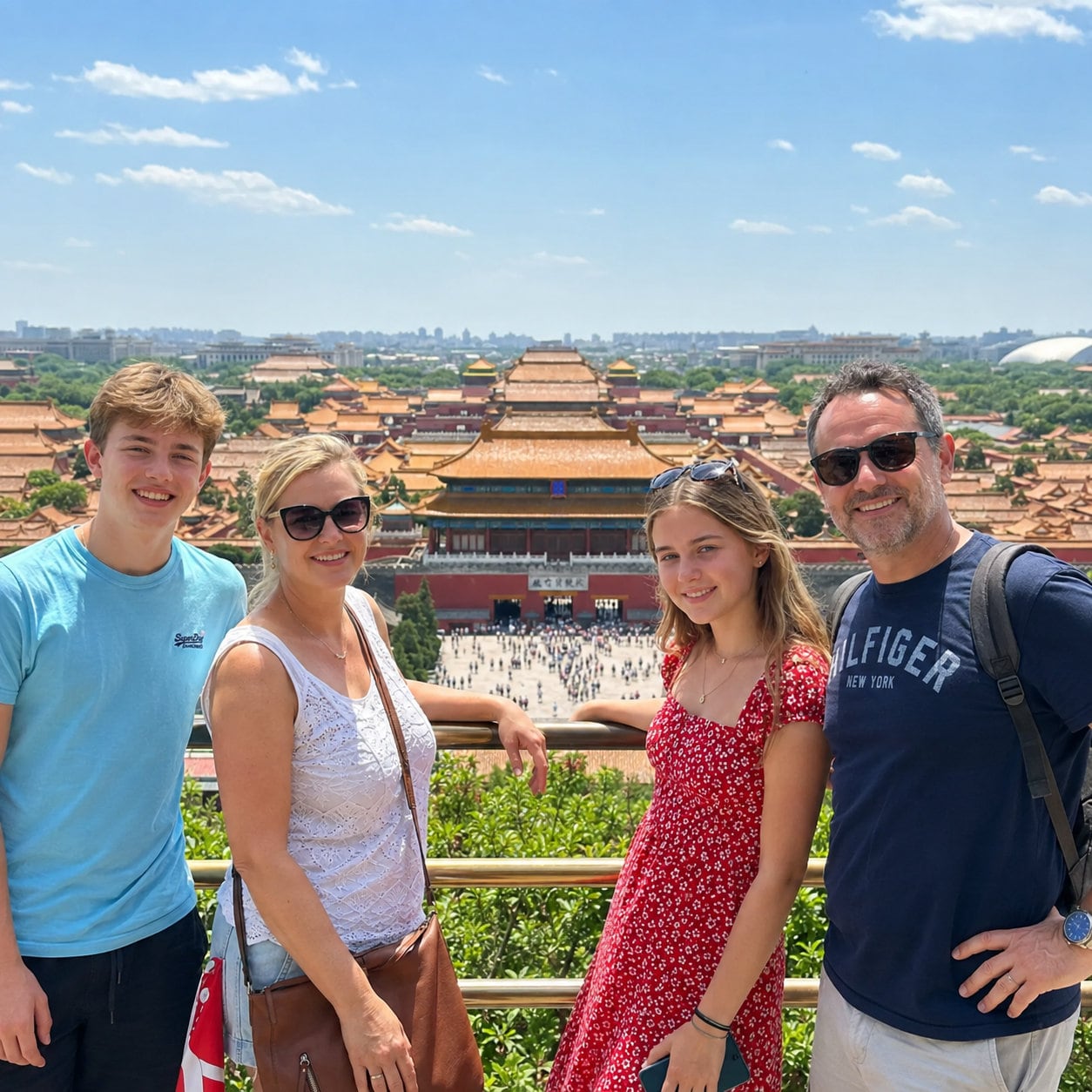 Forbidden City Half-Day Private Tour — 02 visitors forbidden city overlook