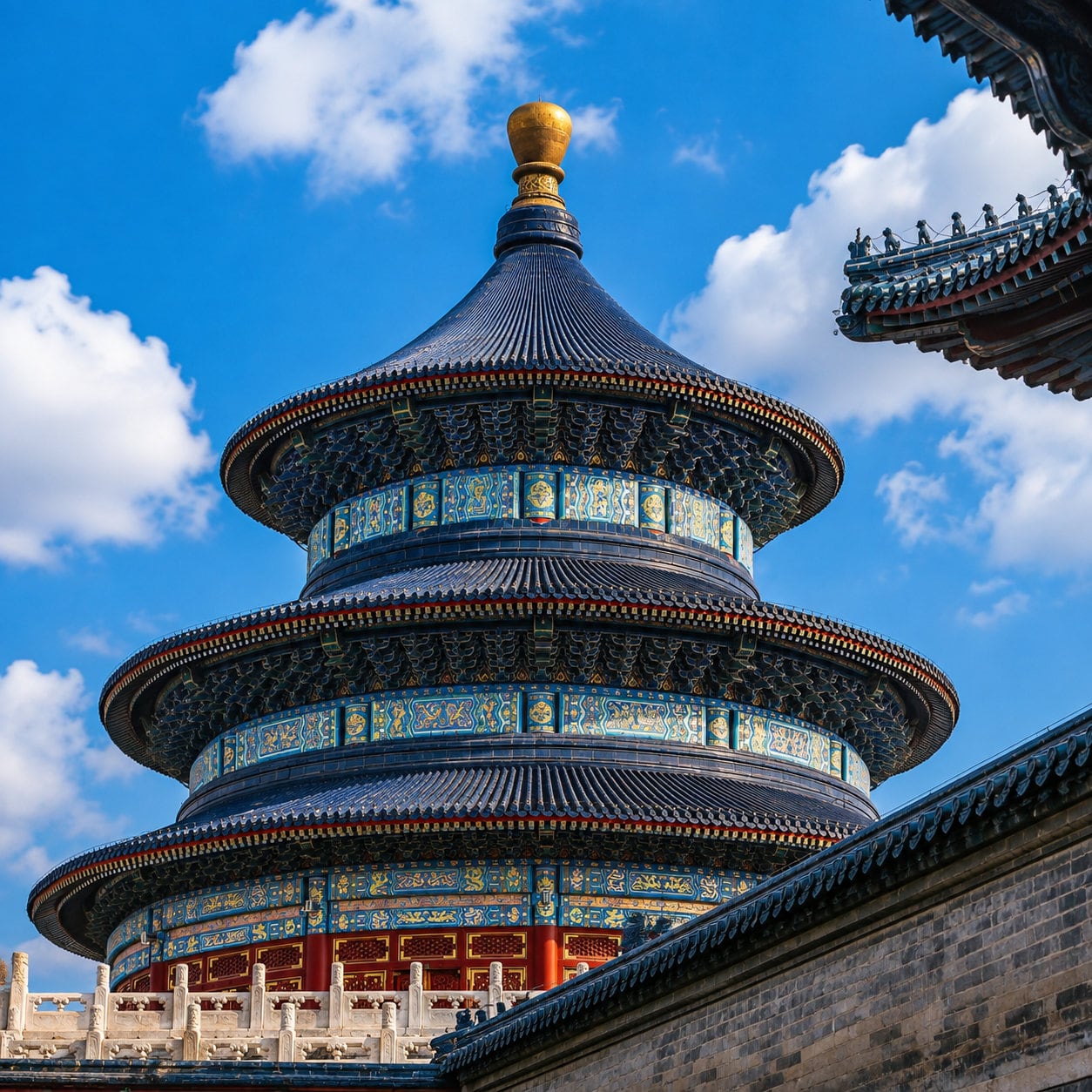 Temple of Heaven Half-Day Private Tour — 04 temple of heaven hall closeup