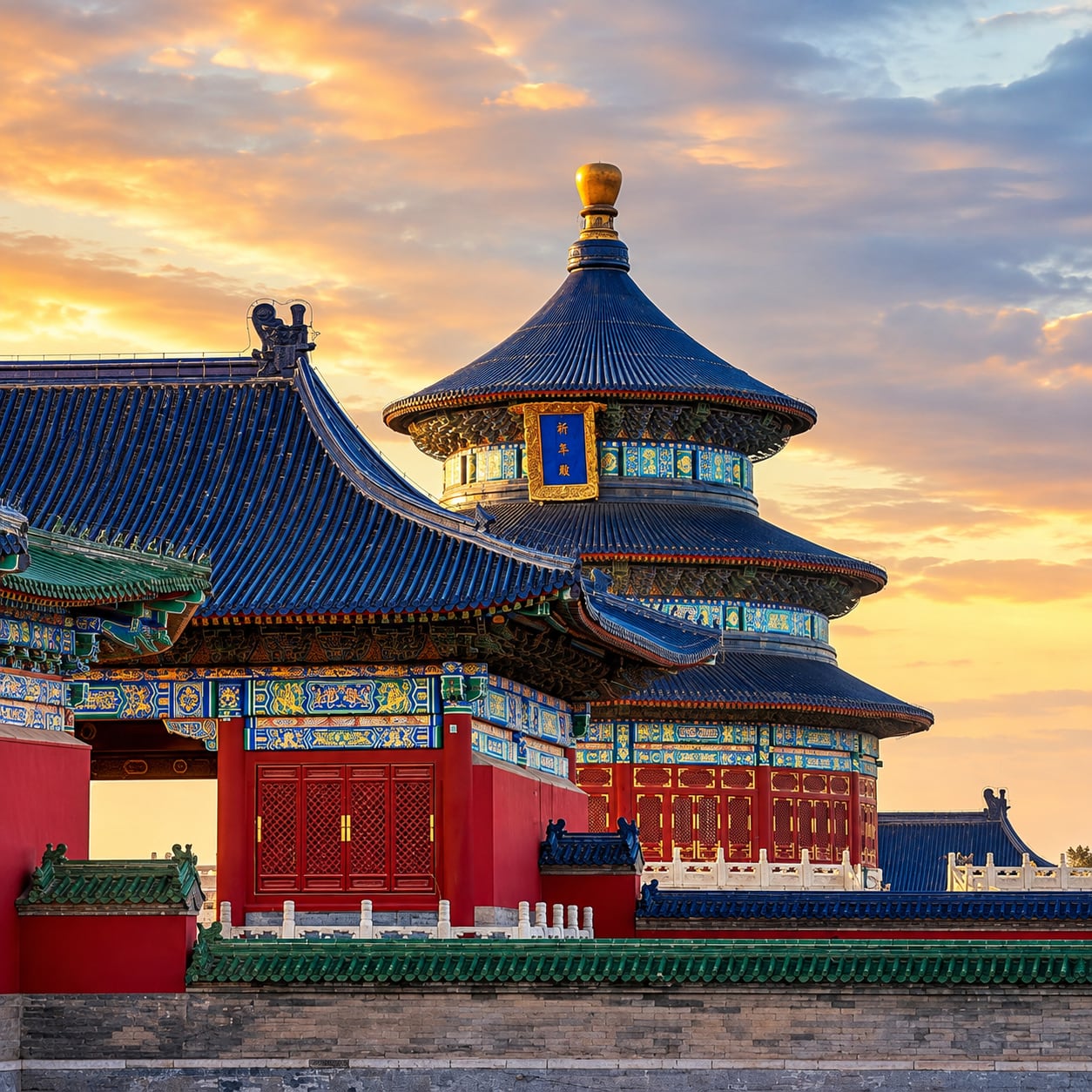 Temple of Heaven Half-Day Private Tour — 01 temple of heaven hall of prayer sunset