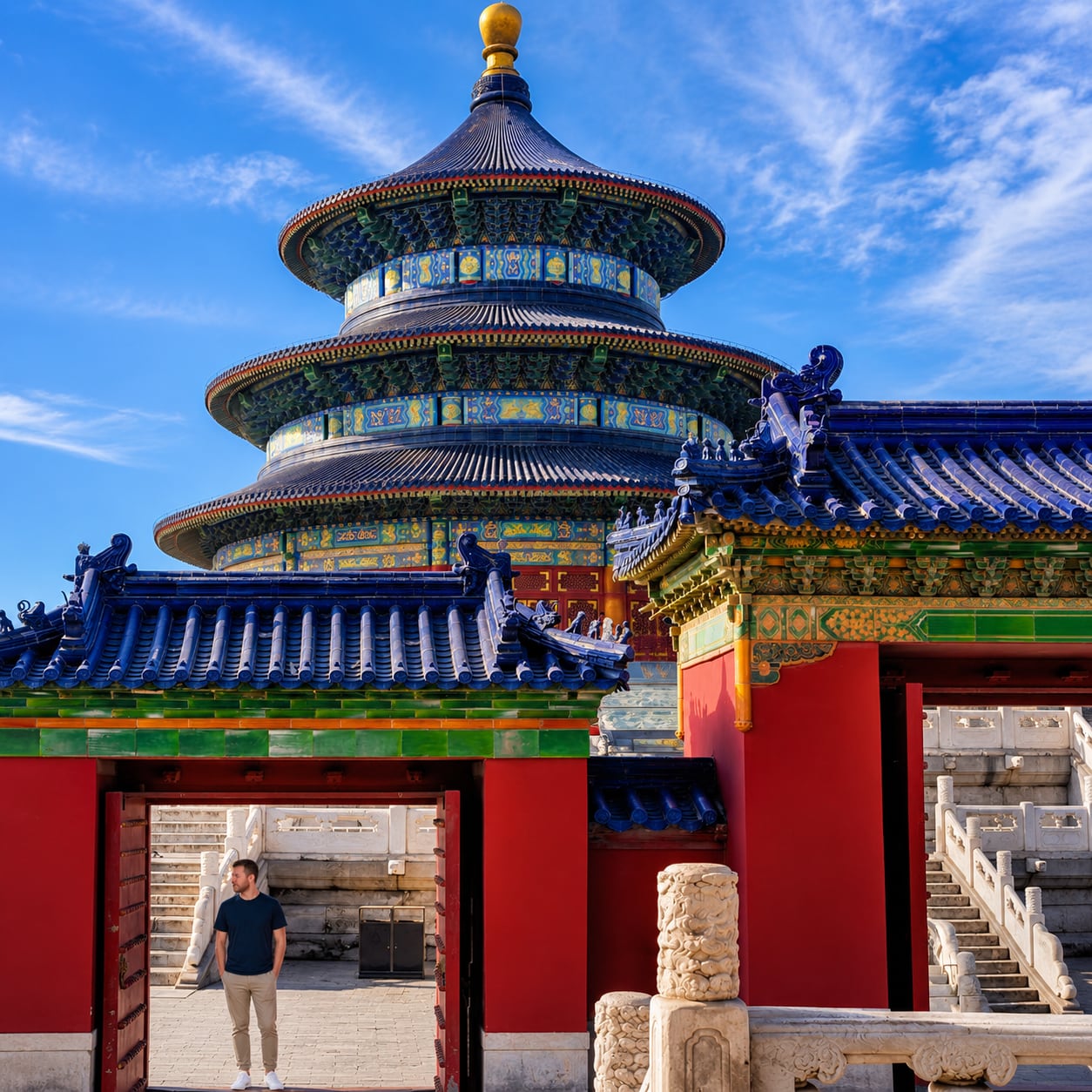 Temple of Heaven Half-Day Private Tour — 02 temple of heaven hall through gate