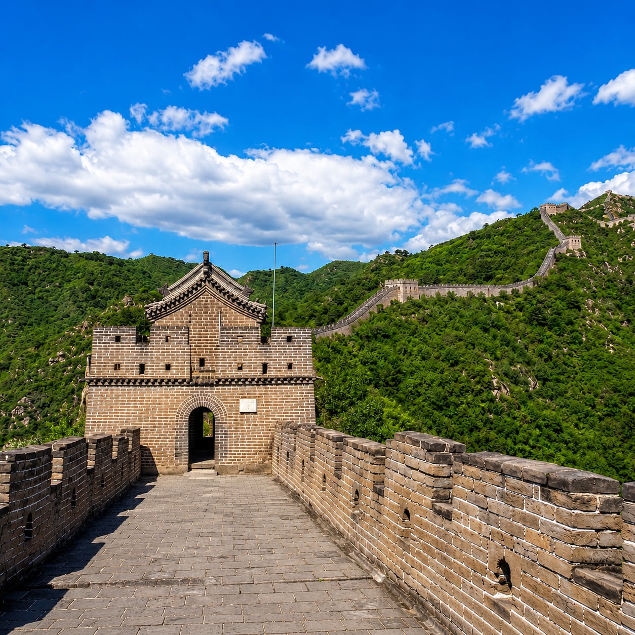 Mutianyu Great Wall & Summer Palace Layover Tour — 05 mutianyu great wall watchtower