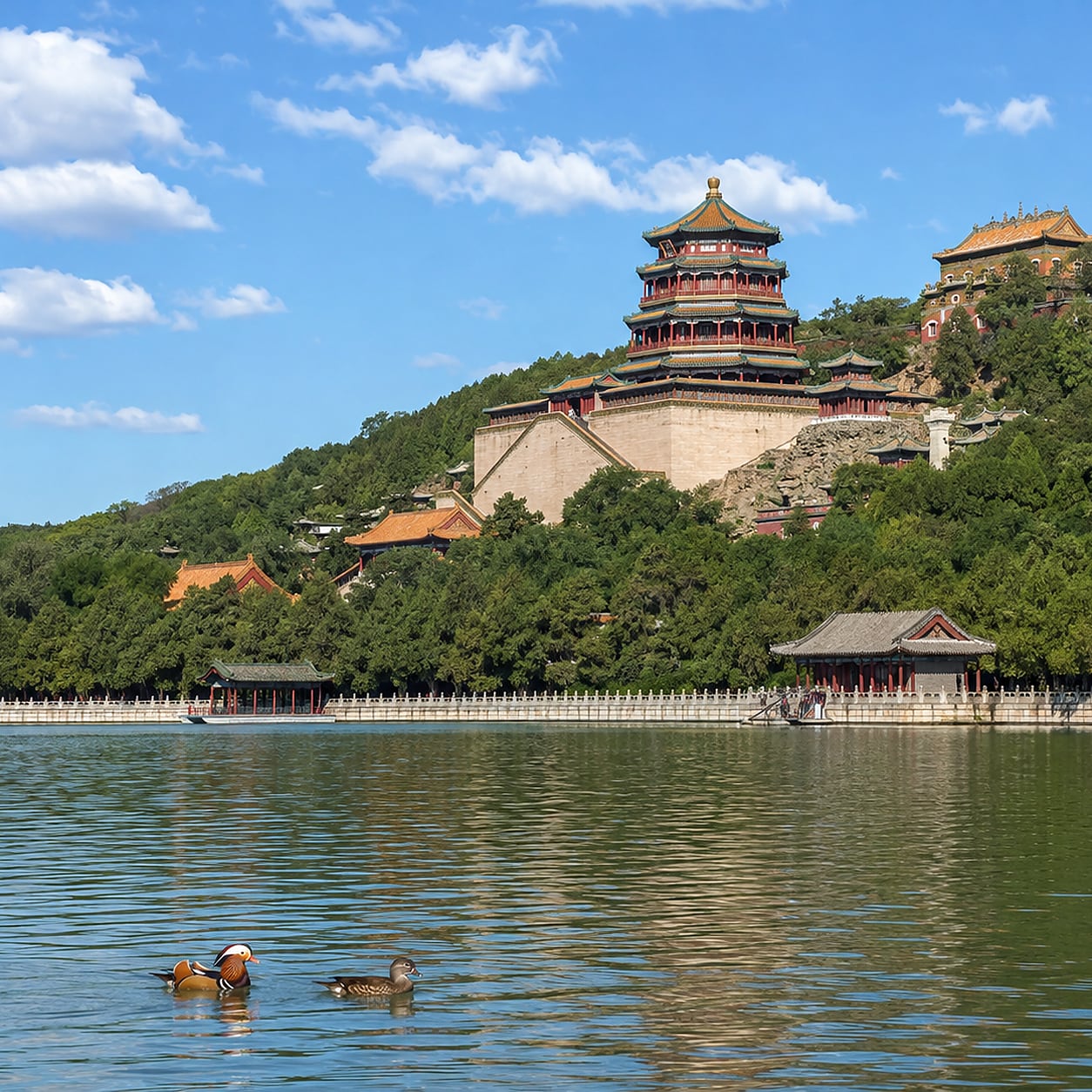Mutianyu Great Wall & Summer Palace Layover Tour — 01 summer palace longevity hill kunming lake