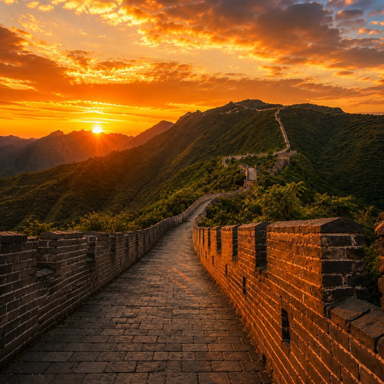 Mutianyu Great Wall & Dingling Tomb Private Day Tour