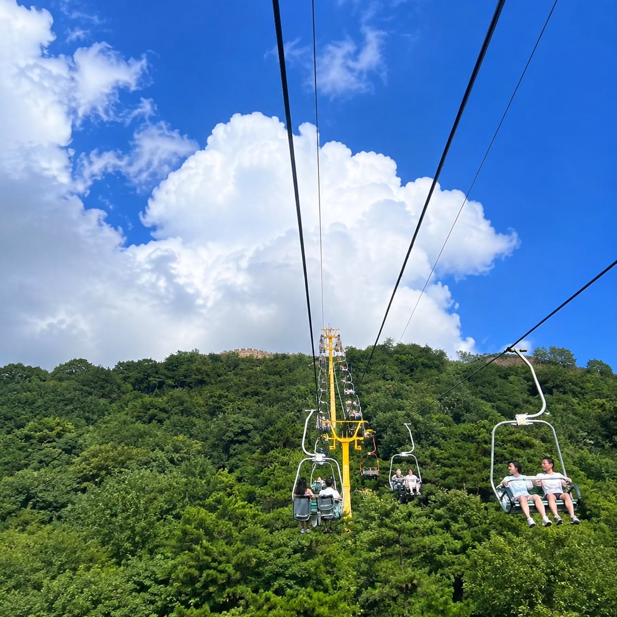 Mutianyu Great Wall & Dingling Tomb Private Day Tour — 04 mutianyu cable car