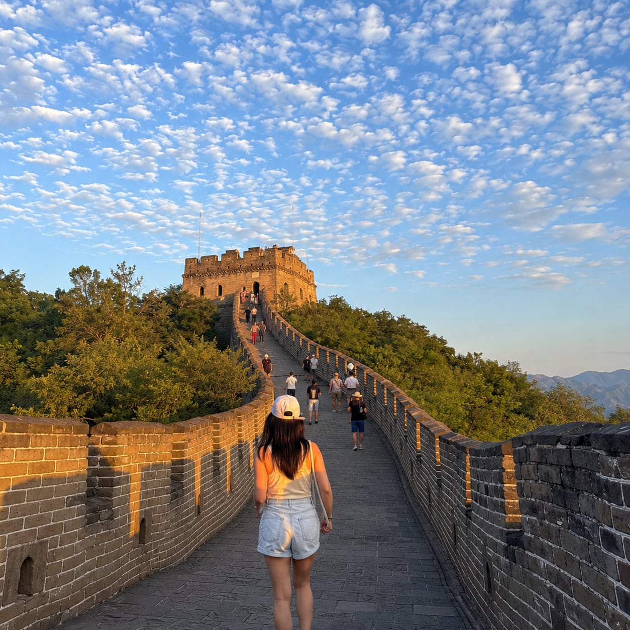 Mutianyu Great Wall & Dingling Tomb Private Day Tour — 03 mutianyu great wall autumn