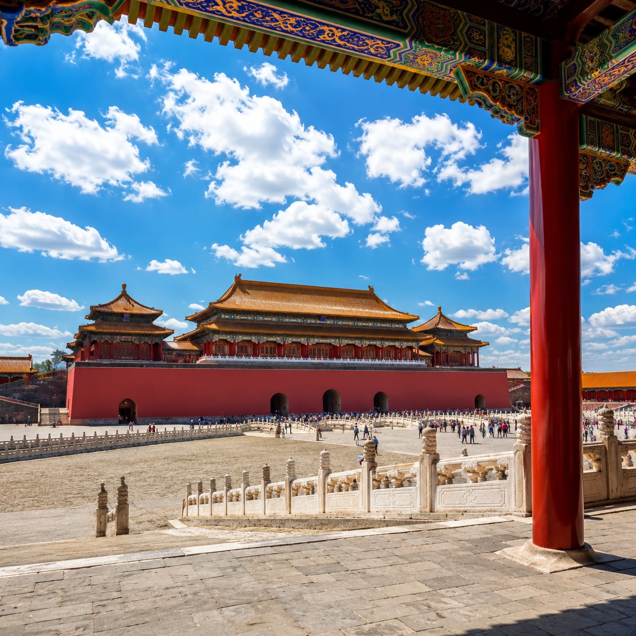 Mutianyu, Tiananmen & Forbidden City Private Day Tour — 04 forbidden city palace courtyard