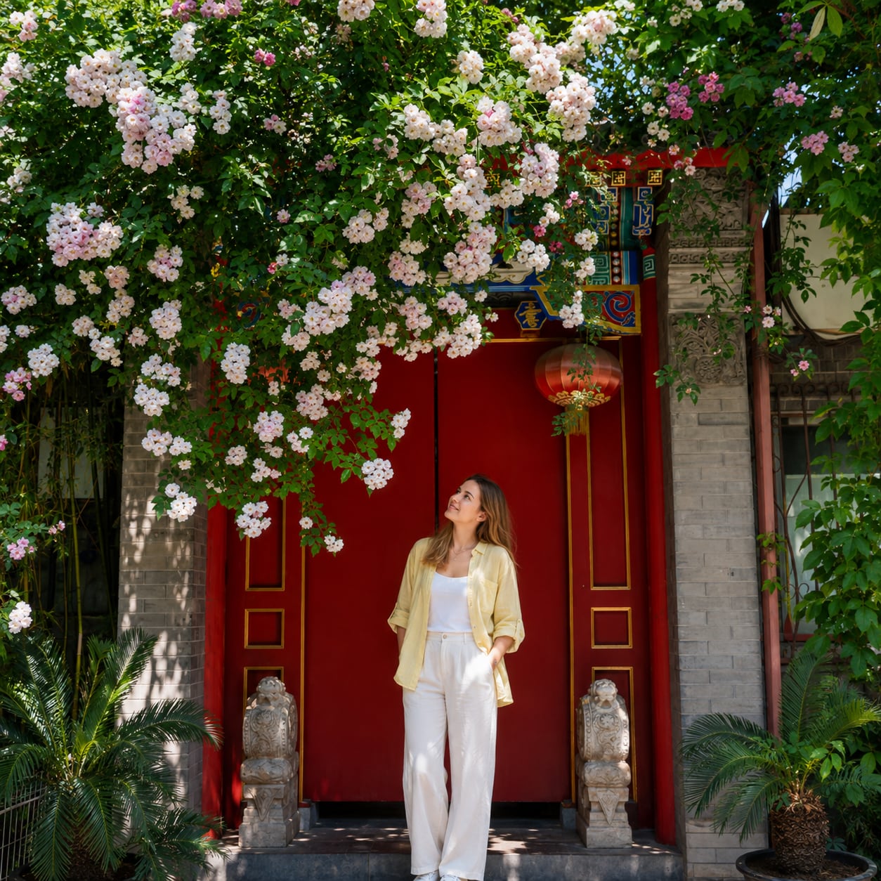 2-Day Relaxed Beijing Private Tour — 01 beijing hutong flower courtyard