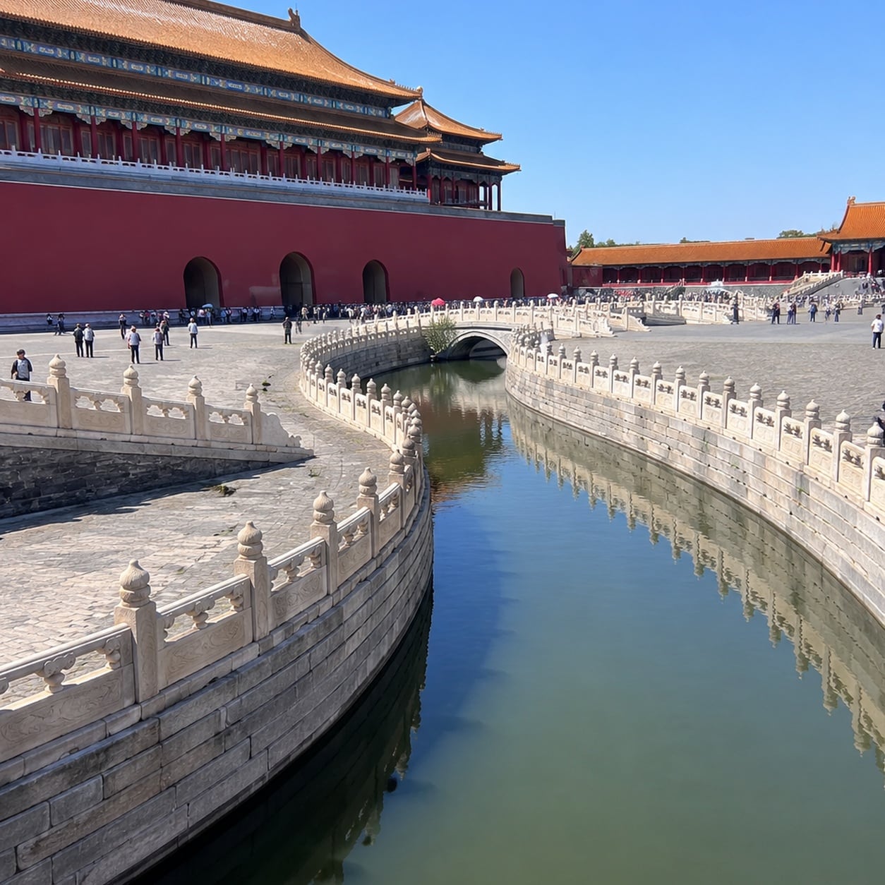 3-Day Relaxed Beijing Private Tour — 02 forbidden city inner golden water river