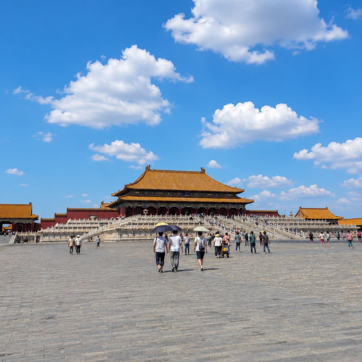 3-Day Relaxed Beijing Private Tour — 01 forbidden city palace courtyard