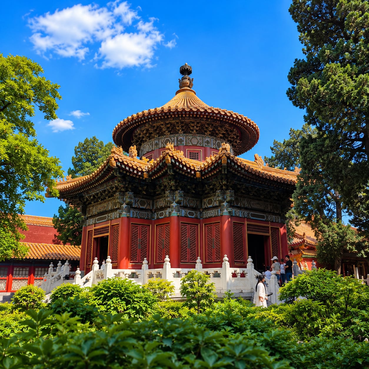 Forbidden City, Jingshan & Beihai Private Day Tour — 04 imperial garden pavilion