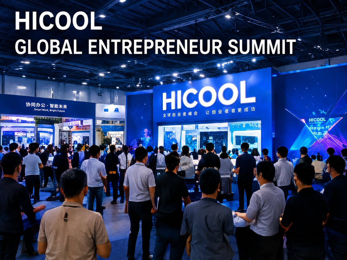 HICOOL 2026 Global Entrepreneur Summit exhibition space in Beijing