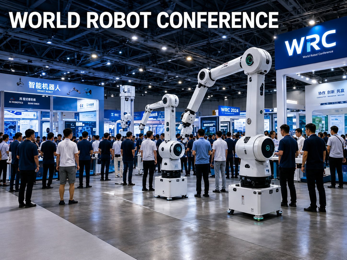 World Robot Conference 2026 exhibition space in Beijing